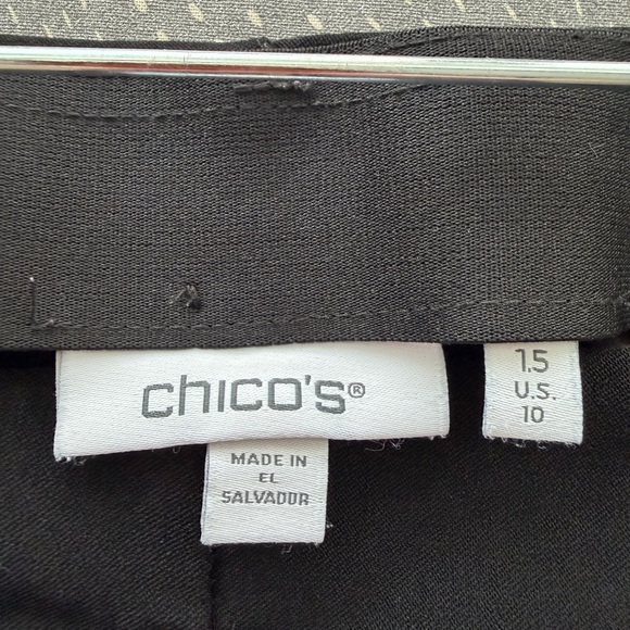 Chico's Black Ankle Pants - Picture 2 of 2